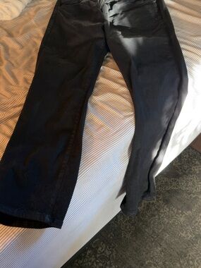 Good American Black Wide-Leg Jeans